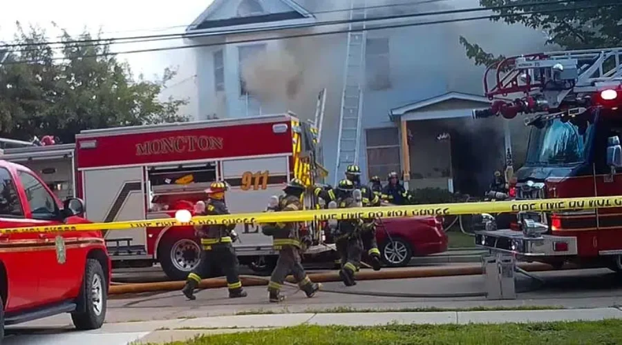 Man Rescued From Moncton House Fire