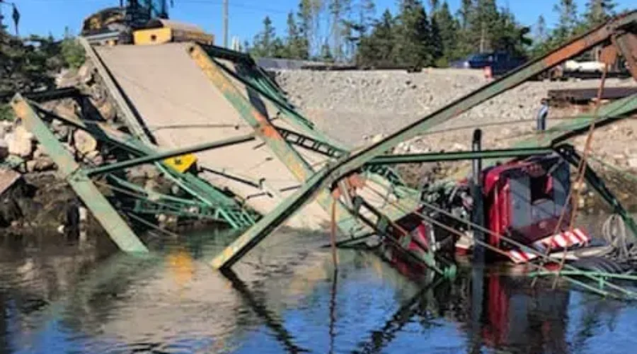 Worker Sent To Hospital After N.S. Bridge Collapse