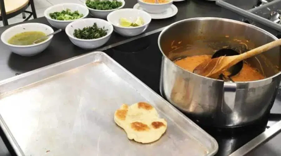 Community Centre Program Teaching Kids To Cook