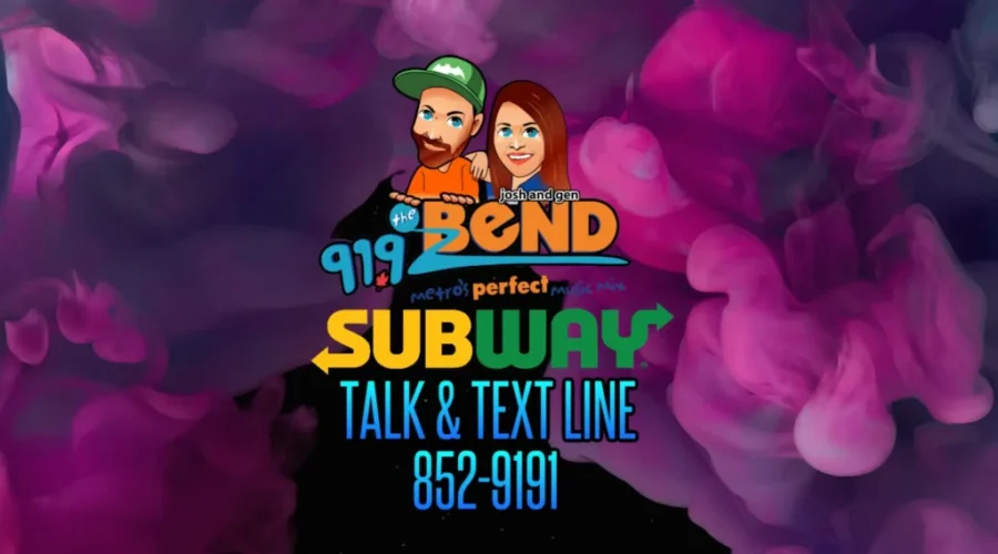 91.9 The Bend – Subway Talk and Text Line