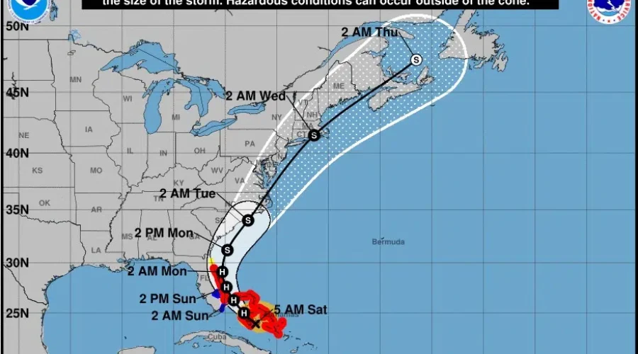 Canadian Forecasters Watching Hurricane Isaias