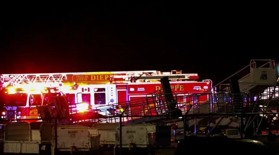 Emergency Landing At Greater Moncton Romeo Leblanc International Airport