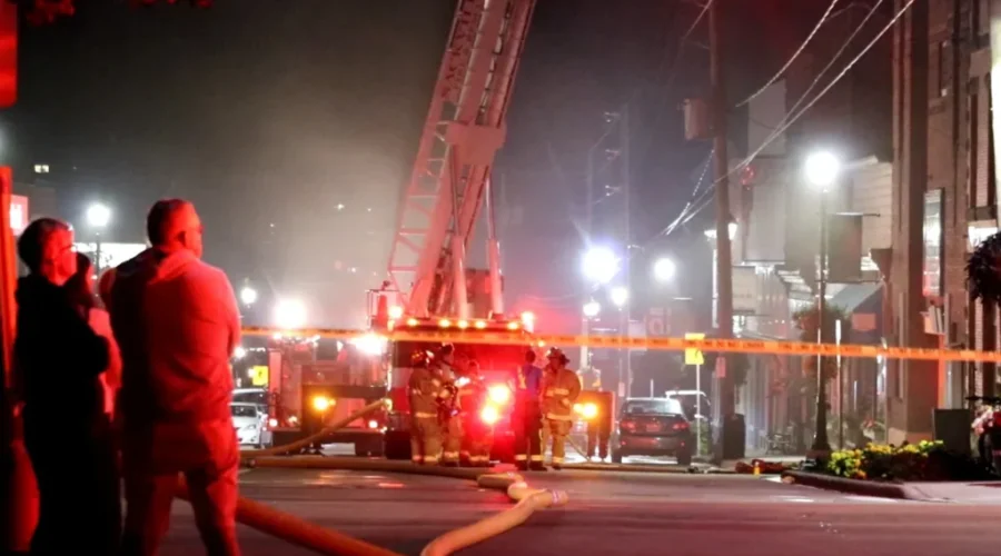 Fire Displaces Students In Sackville