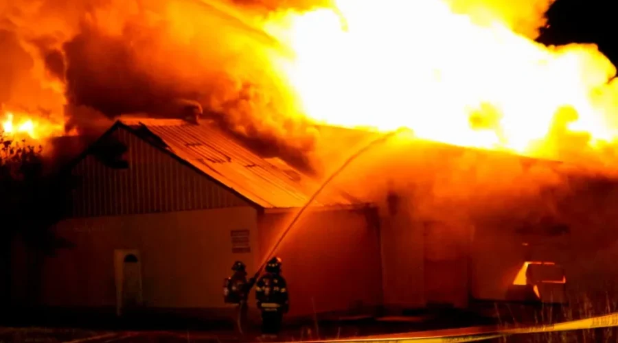 Large Warehouse Fire Considered Suspicious