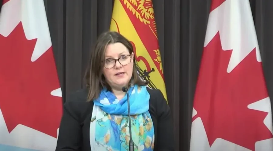 All Of N.B. In Yellow Level For Christmas