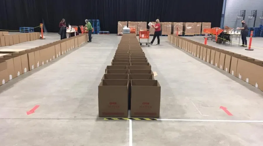 Christmas Food Box Delivery And Pick-Up Underway