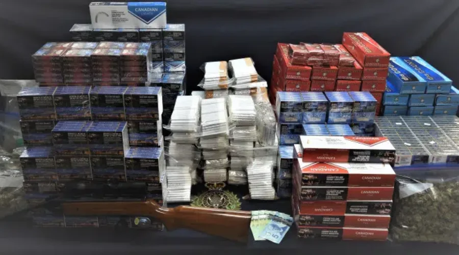 RCMP Seize Illegal Cigarettes And Other Items From Cap-Pele Home