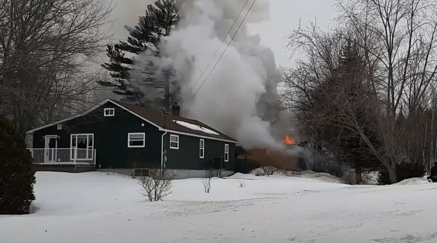 Detached Garage In Lower Coverdale Destroyed By Fire