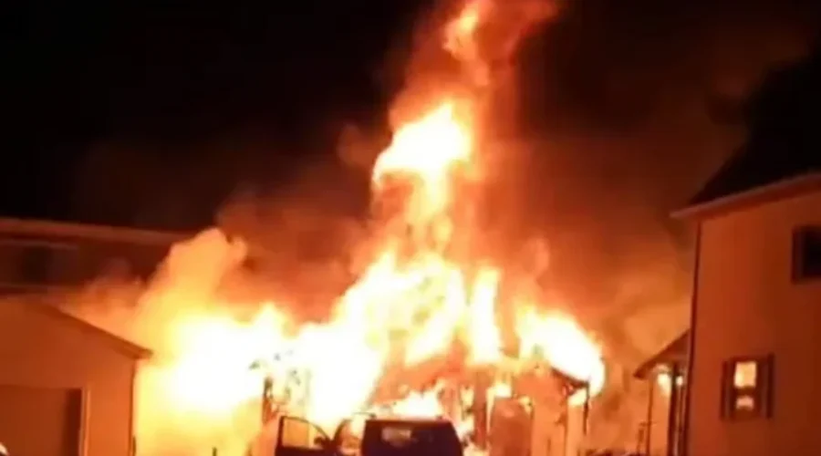 Fire Destroys Garage And Car, Damages Second Garage