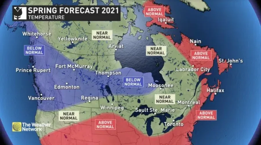 Warmer Than Normal Spring Expected For N.B.