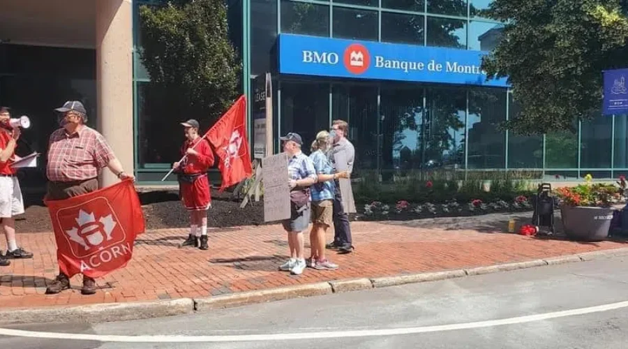 ACORN Holds Peaceful Protest Over Banking Fees