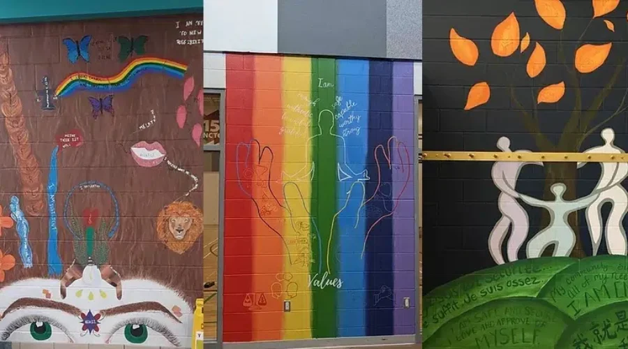 Murals Raise Awareness Of Mental And Physical Wellness