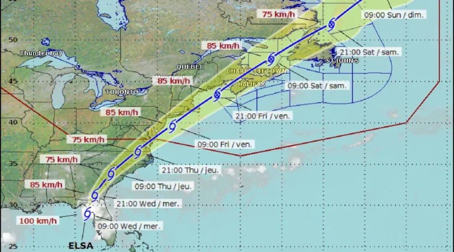 UPDATED: Elsa Makes Landfall In Florida