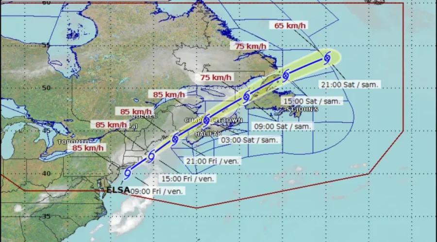 UPDATE: Heaviest Rains From Elsa Expected Friday Night