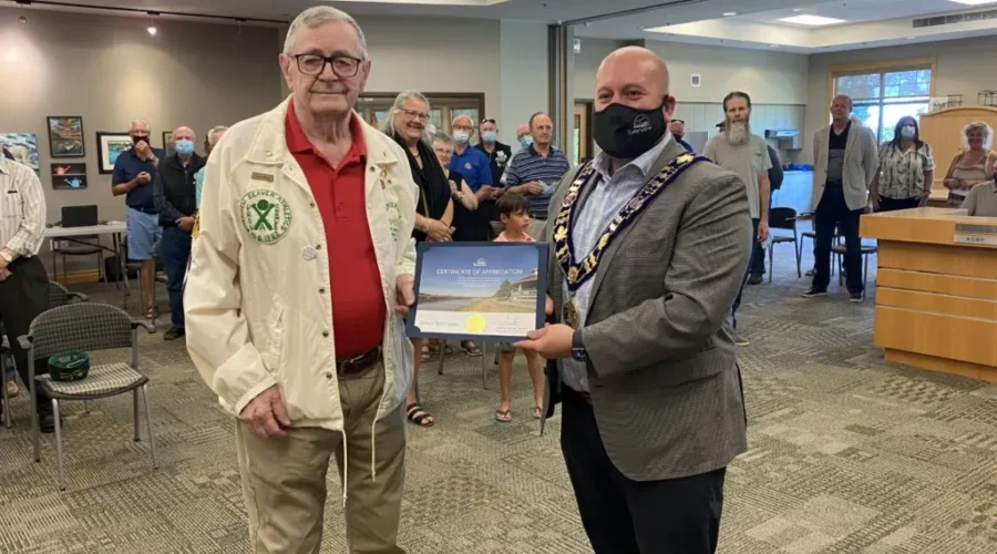 Town Honours Longtime Community Volunteer