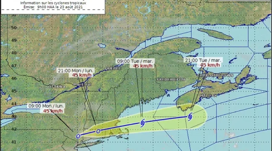 Remnants Of Henri Heading To N.B.