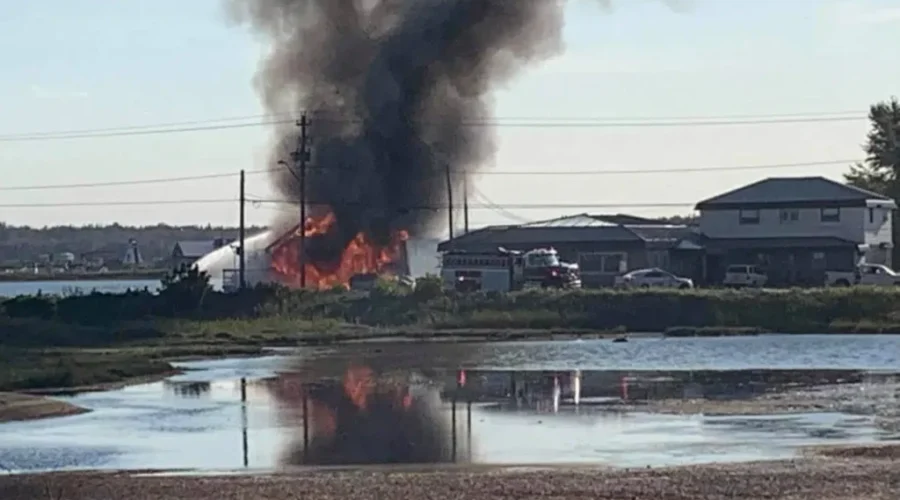 Restaurant Fire In Cocagne
