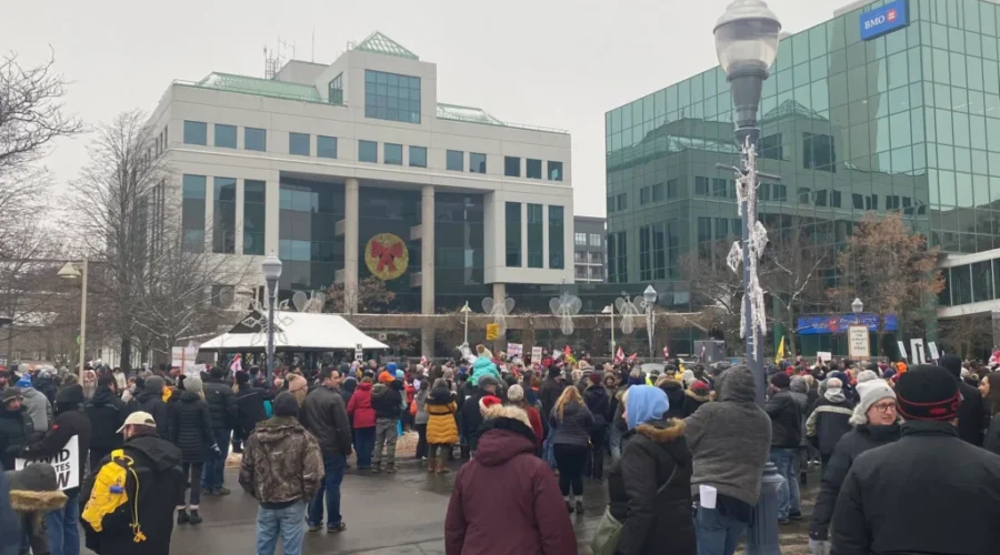 Moncton Rally Shuts Down Part Of Main Street