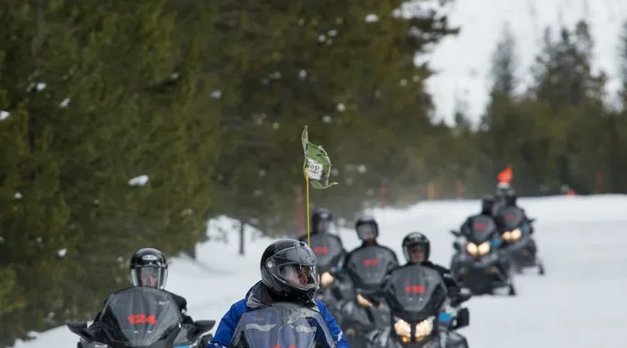 New Brunswickers Riding Snowy Trails Across The Province
