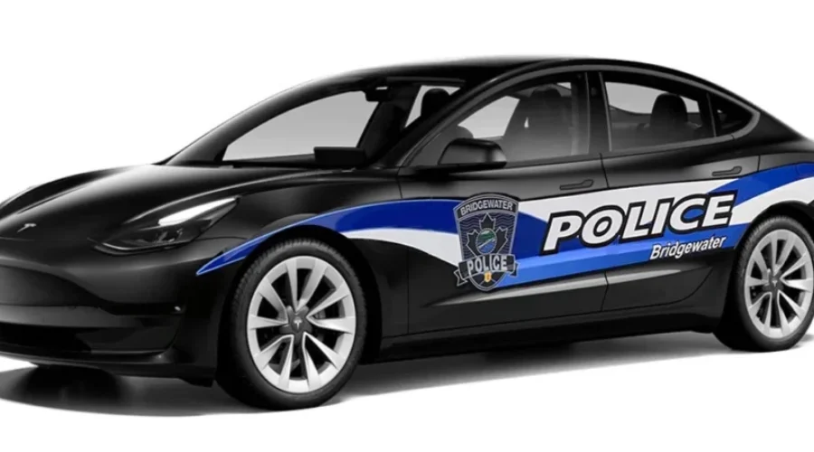 Bridgewater Buys Tesla As First N.S. Electric Police Patrol Car