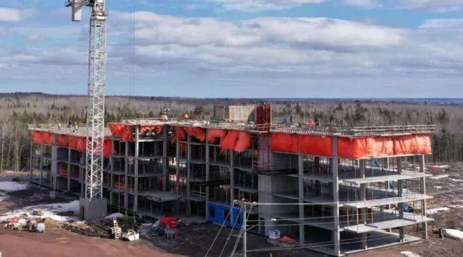 Rough Winter And Labour Shortages Slow Progress On North End Moncton Apartments