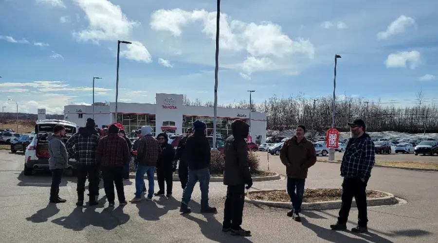 Employees On Strike At Moncton Car Dealership