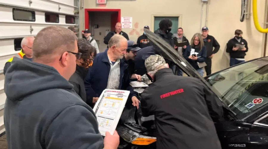 Firefighters Prepare For Increase In Electric Vehicles