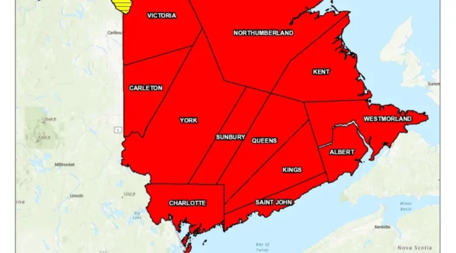 Most Of New Brunswick Under Burn Ban