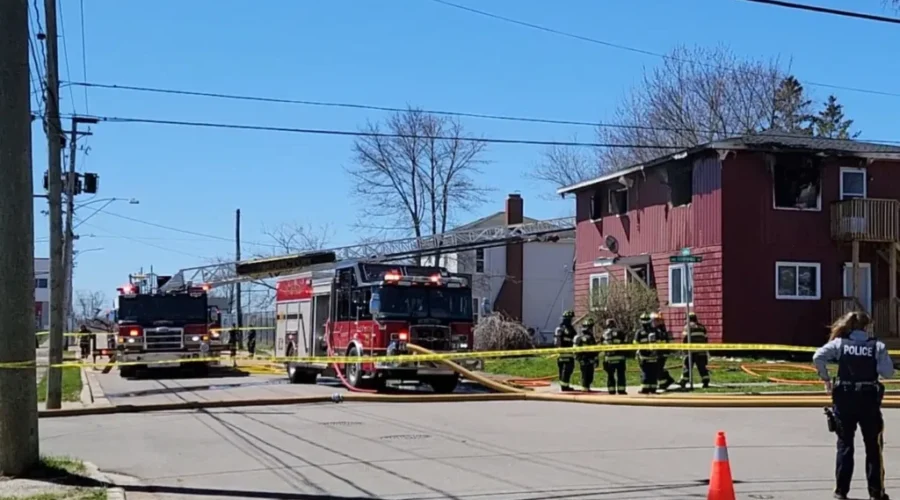 Two Injured, One Rescued From Moncton Fire