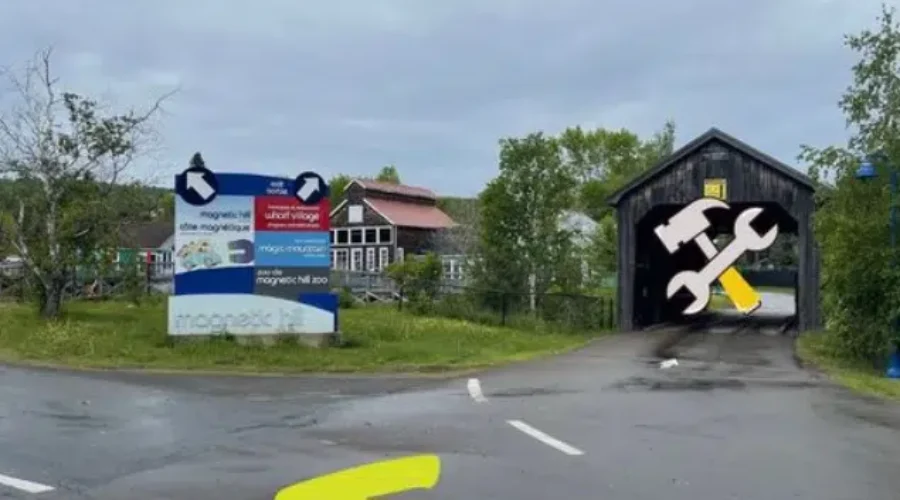 Magnetic Hill Covered Bridge Closed For Repairs