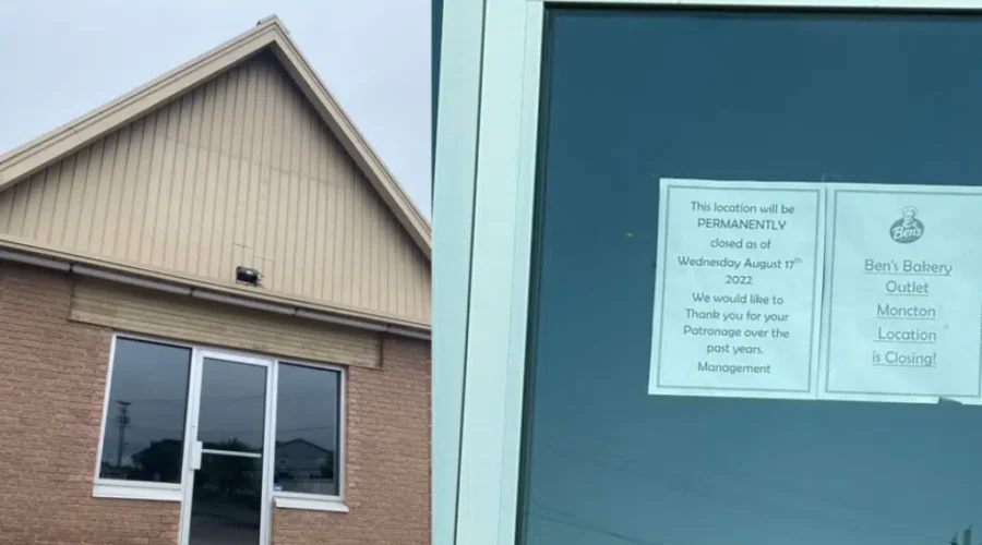 Ben’s Bakery Closes Moncton Outlet