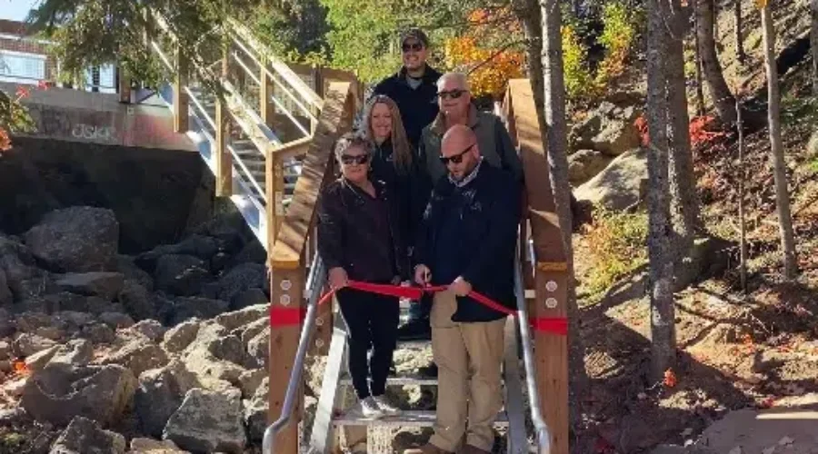 New Staircase At Mill Creek Nature Park