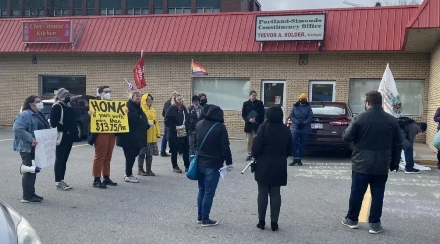 N.B. Residents Rally For Better Working Conditions