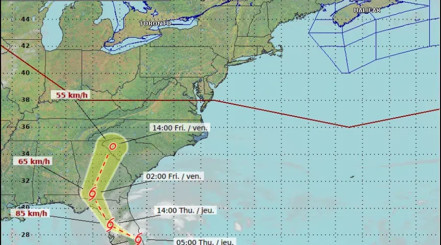 Remnants Of Nicole Could Bring Heavy Rain To N.B.