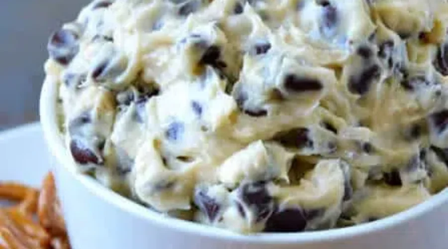 Staff potluck today and Gen brought Chocolate Chip Cookie Dough Dip