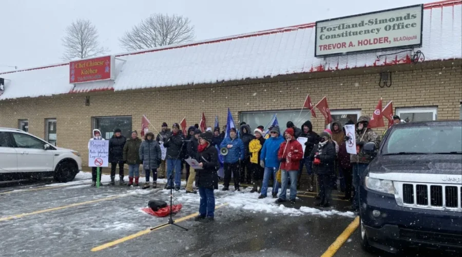 Unions Protest Controversial Labour Legislation