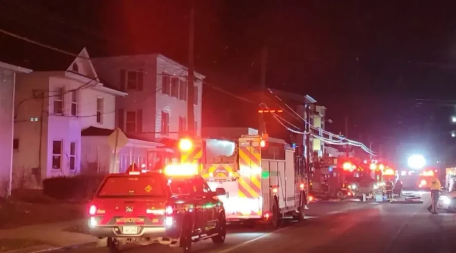 Fire In Apartment Building On University Avenue