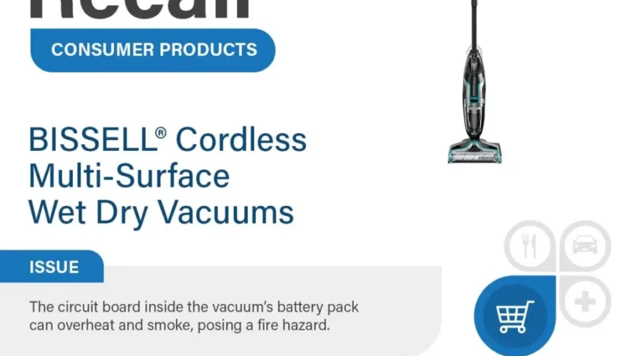 Bissell Recalls Wet/Dry Vac For Fire Hazard