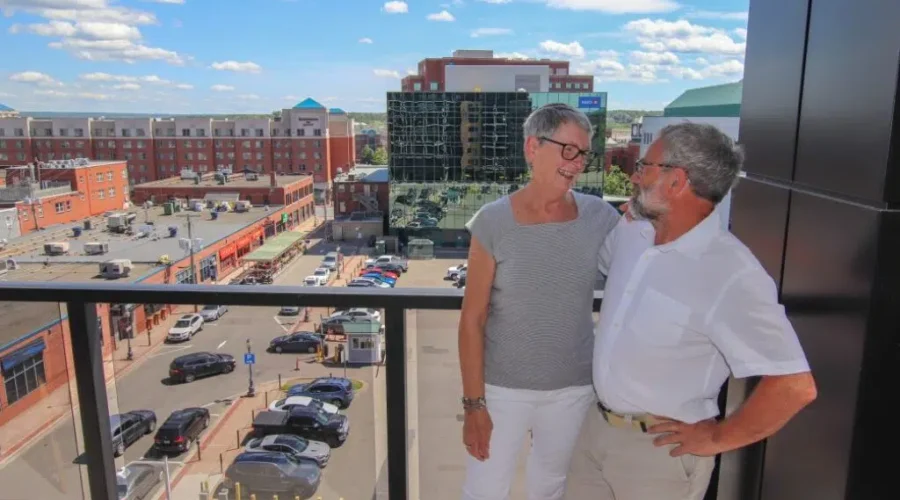 Developer crowns downtown Moncton development with rooftop patio