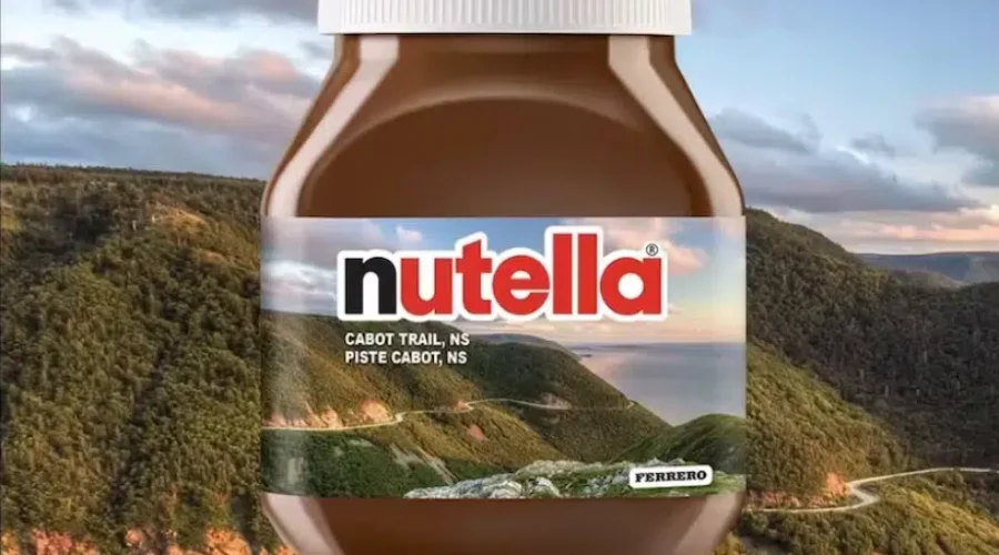 Nutella selects Cape Breton’s Cabot Trail for limited edition jar!!