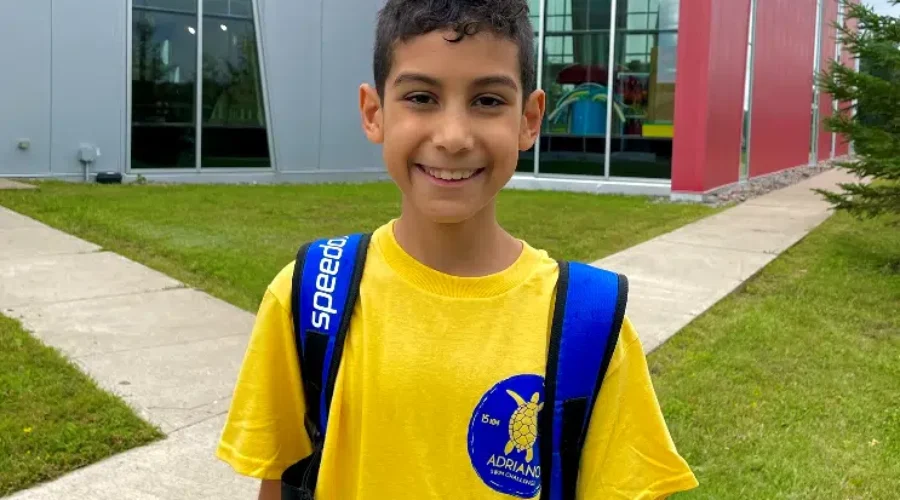 Dieppe boy swimming 15 km to inspire others in the fight against cancer