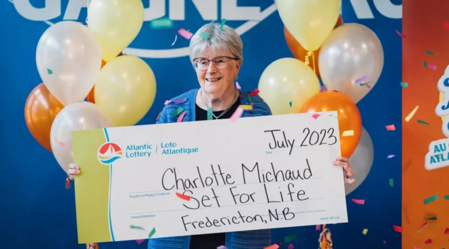 Oromocto woman wins big again with ALC ticket