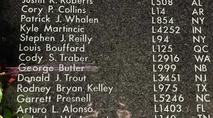 Moncton Firefighter honoured at IAFF Memorial in Colorado Springs