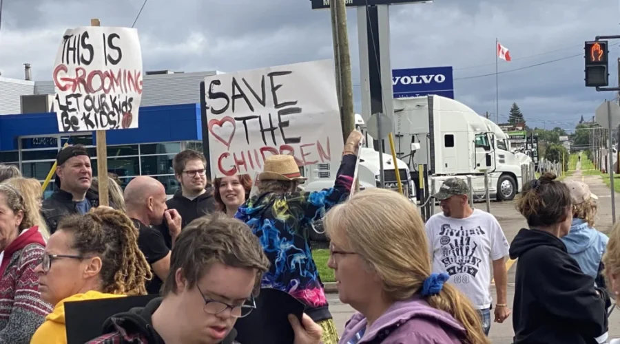 Protests, counterprotests over gender-inclusive education in schools