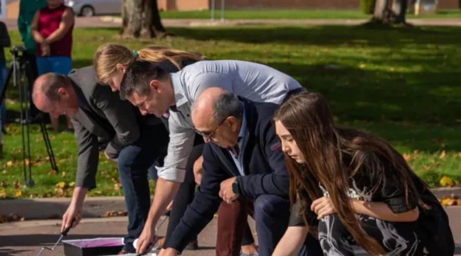 Rainbow crosswalks in Memramcook vandalized
