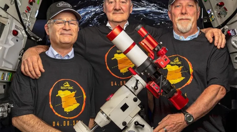 Asteroid named after 3 N.B. amateur astronomers