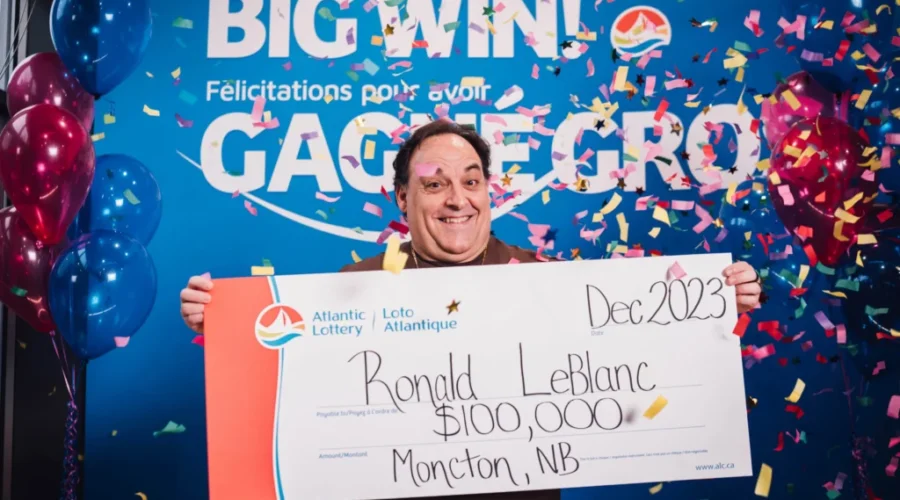 Moncton man spins big win on MEGA 360 wheel