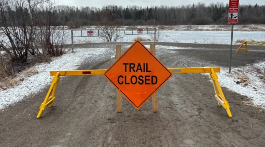 Heavy rain impacts roads and trails in Salisbury