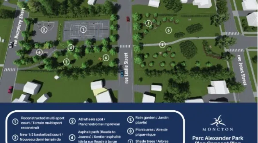 Reconstruction underway at Alexander Park