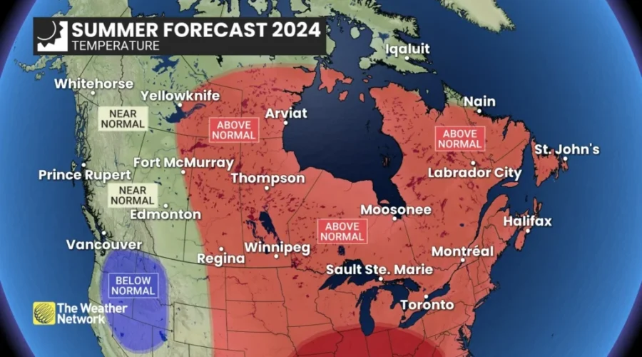 Warmer than usual temps for summer in Maritimes